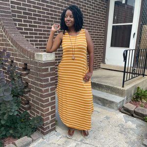 Kiwi's Boutique Lines That Cross Dress (Mustard)